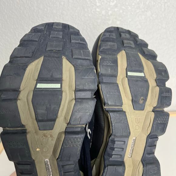 On Running Cloudwander Waterproof Navy Blue Trail Shoes Men's Size 11 - Picture 11 of 13